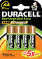 DUR203853 - Duracell StayCharged NiMH Accu AA 2000mAH 4er Pack