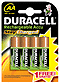 DUR203860 - DURACELL StayCharged Akkus, AA, 3+1 Pack