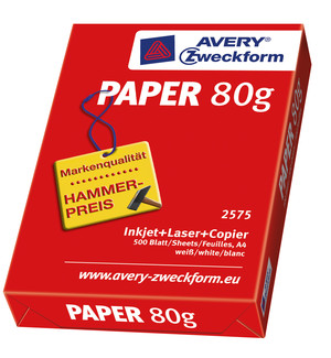 2575 - Multifunktionspapier, weiß, A4, 80 g, 500 Blatt