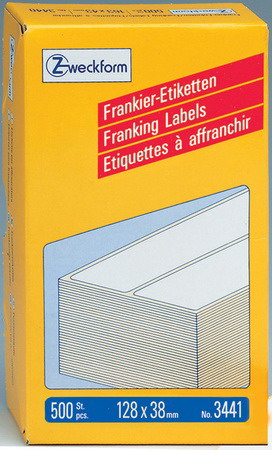 Frankier-Doppel-Etiketten