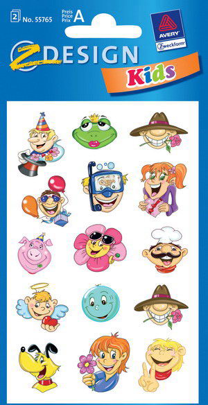 Creative - Deco Sticker aus Papier, beglimmert