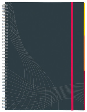 7025 - Notizbuch Notizio Premium A4 spiralgebunden kariert