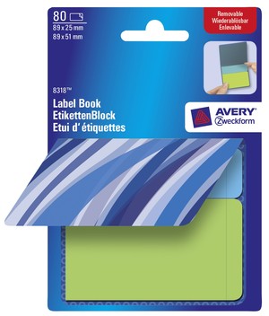 8318 - Etiketten-Block Blue Waves