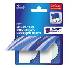 8364 - Haftnotiz-Register Blue Waves