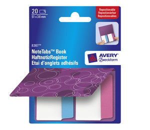 8367 - Haftnotiz-Register Purple Circles