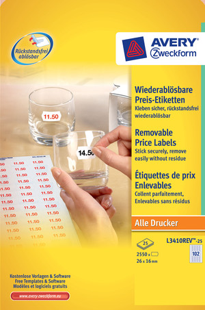 Wiederablösbare Etiketten, Stick+Lift
