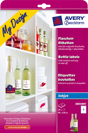 Flaschen-Etiketten
