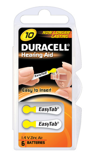 Duracell Hörgerätebatterien