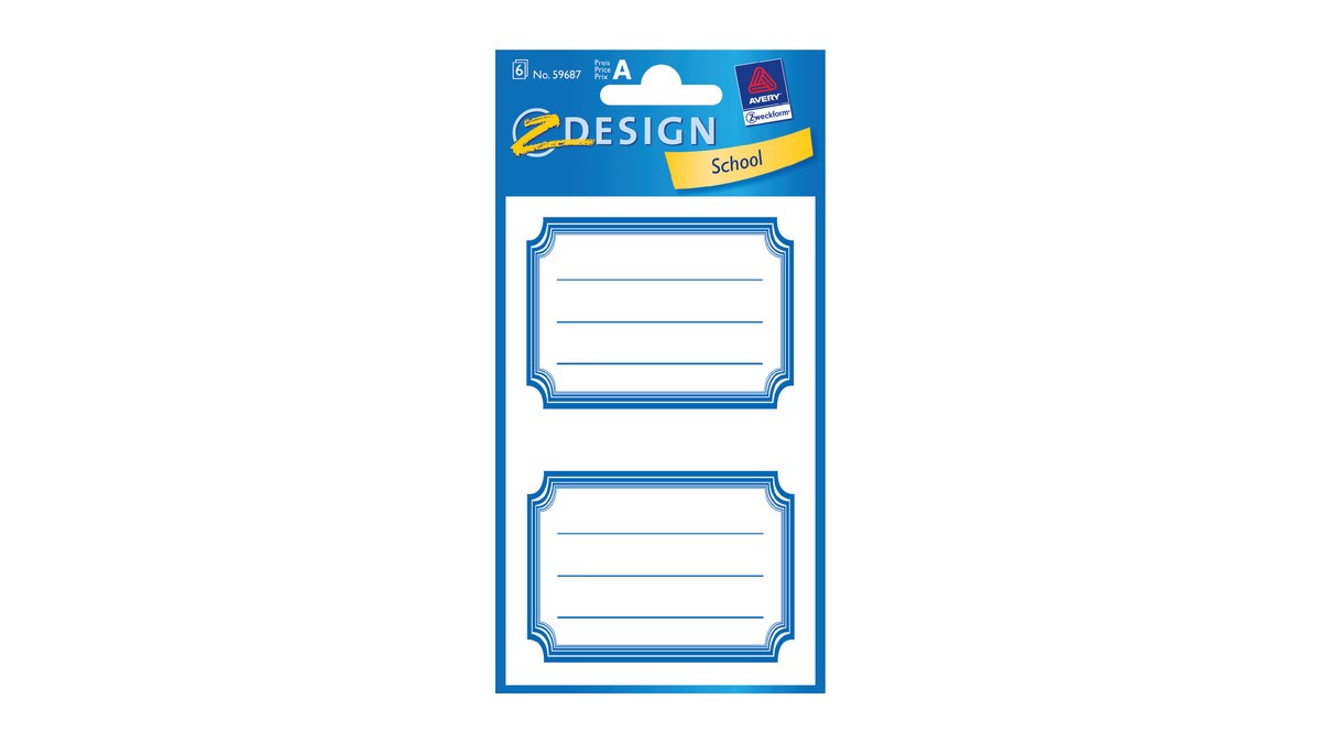 Z-Design 59687 Buchetiketten Sticker  