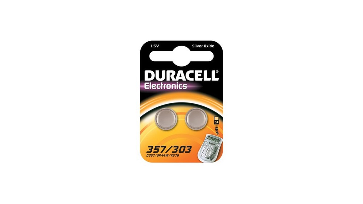 Duracell DUR936885 Knopfbatterie 357/303, 357/303