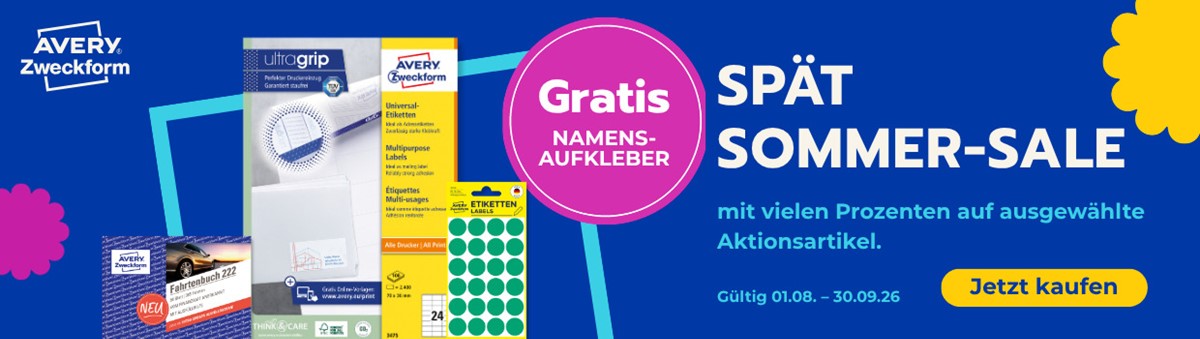 Back to Work  mit vielen Aktionsartikeln