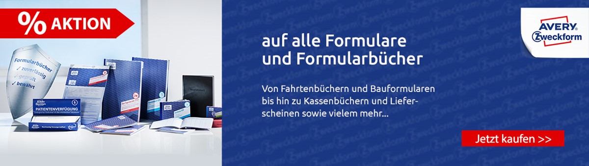 Avery Zweckform Formularbücher - Aktionspreise