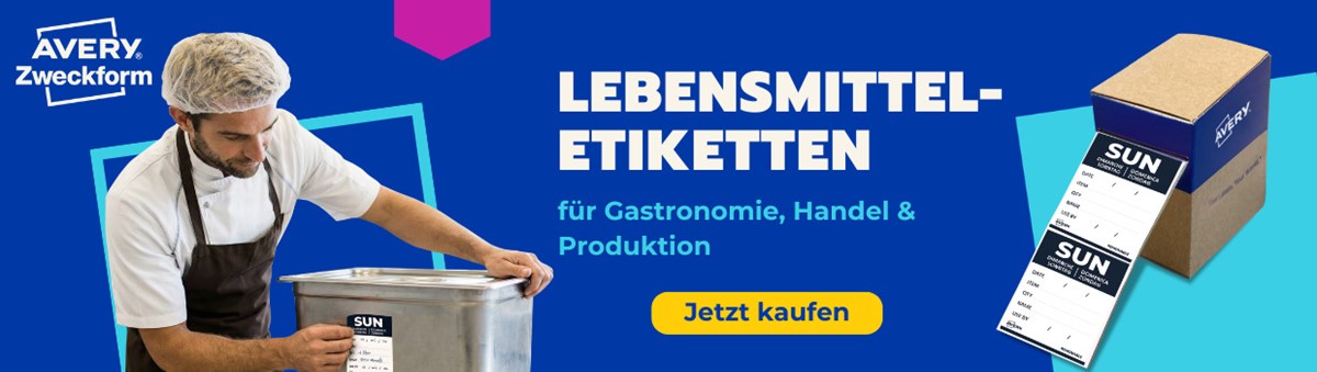 Etiketten zur Lebensmittelkennzeichnung günstig kaufen