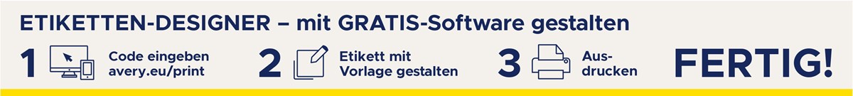 Avery Zweckform Etiketten Designer