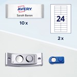 Avery Zweckform POL20MA66-10DR