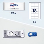 Avery Zweckform POL30MA66-20DR