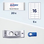 Avery Zweckform POL35MA66-20DR