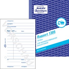 Avery Zweckform Rapport A6 mit und ohne Durchschlag einsetzbar