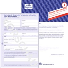 Avery Zweckform Kaufvertrag für den privaten Verkauf eines gebrauchten Elektro-Fahrrad/E-Bike, 2-fach Satz, selbstdurchschreibend, A4
