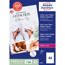 Avery Zweckform Premium Farblaser Photopapier, A4, 200g