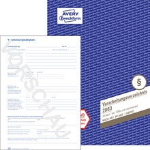 Avery Zweckform Verarbeitungsverzeichnis, DIN A4, weiß