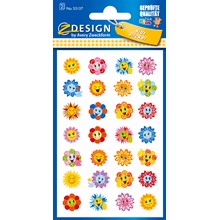 Z-Design Papier Sticker Blumen