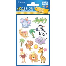 Z-Design Papier Sticker, Safaribabies