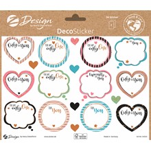 Z-Design Trend Sticker DEKO, For You, 36 Aufkleber