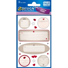 Z-Design Papier Sticker Widmungsticker