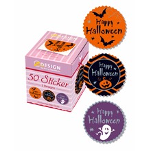 Z-Design Sticker auf Rolle, Happy Halloween
