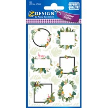 Z-Design Deko Sticker, Rahmen