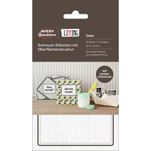 Avery Zweckform Living Schmuck-Etikett mit Oberflächenstruktur