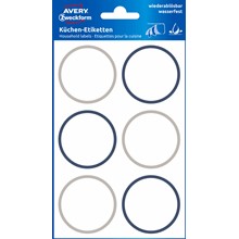 Avery Zweckform Haushaltsetiketten, Küchen-Etiketten, 24 Aufkleber