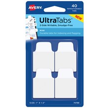 Avery Zweckform UltraTabs 25,4 x 38,1 mm, weiß