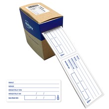 Avery Lebensmittel-Etiketten HACCP , 98 x 40 mm, 300 Etiketten / 1 Rolle, Weiß