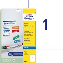 Avery Zweckform Magnetschilder  210x297 mm, 5 Bögen