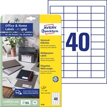 Avery Zweckform Universal-Etiketten, 48,5 x 25,4 mm, weiß