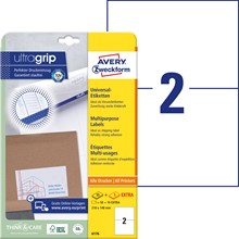 Avery Zweckform Universal-Etiketten, 210 x 148 mm, weiß, 25+5 Bögen