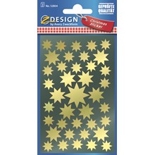 Z-Design Sticker Glanzfolie Sterne gold