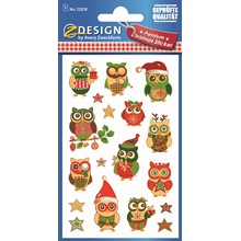Z-Design Papier Sticker Eulen