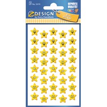 Z-Design Papier Sticker Sterne