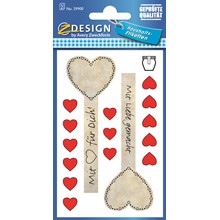 Z-Design Haushaltsetiketten Herz