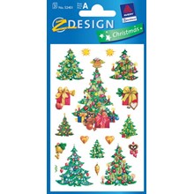 Z-Design Weihnachtliche Sticker Weihnachtsbäume