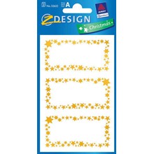 Z-Design Papier Sticker, Widmung geprägt