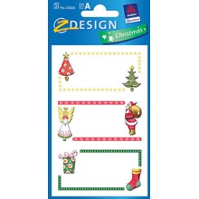 Z-Design Papier Sticker, Widmung, beglimmert