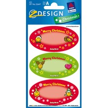 Z-Design Papier Sticker, Smiley Widmung, beglimmert