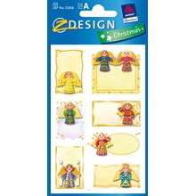 Z-Design Weihnachten Papier Sticker Engelchen geprägt