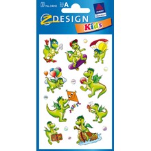 Z-Design Papier Sticker, Kleiner Drache