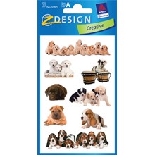 Z-Design Papier Sticker, Hunde Photo