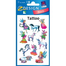 Z-Design Tattoos bunt Elfen